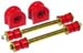 1999-2000 Chevy GMC 4WD K1500 K2500 K3500 1.13" Dia Sway Bar Bushing Kit Red Poly