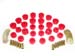 1978-88 Regal Malibu Grand Prix Cutlass Body Mount Bushing Kit Red Polyurethane