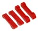 73-87 Chevy C10 K2500 68-87 Caprice Small V8 Radiator Support Bushings Red Poly