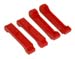 1973-87 Chevy C10 K1500 68-87 Impala Large V8 Radiator Support Bushings Red Poly