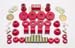 1967-72 Chevy C10 2WD Pickup Complete Suspension Bushing Kit Red Polyurethane
