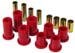 1982-04 2WD Chevy GMC S10 S15 Front Control Arm Bushings w/o Shells Red Poly