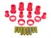 1984-1988 Pontiac Fiero Front Upper Lower Control Arm Bushing Kit Red Poly