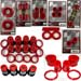 1982-2004 Chevy S10 GMC S15 2WD Complete Suspension Bushing Kit Red Poly