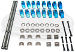 PRW 3344013 Big Block Mopar 383-440 Shaft Mount Aluminum Rockers Set 1.7 Ratio