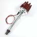 Plug N Play Billet Ignitor II Distributor Chevy BBC SBC No-Vac Red Socket Cap