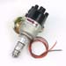 BMC Austin MG Jaguar Aluminum Distributor 6 Cyl 12v Neg Gnd w/ Vac Black