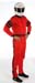 SafeQuip Series 110 1 Piece Race Suit Large Red with Black Stripes