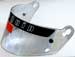 RaceQuip Replacement Face Shield MIRROR SMOKE