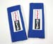 Safe-Quip Racing Harness Seat Belt Shoulder Pads - BLUE