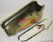 SBC Chevy Zinc Oil Pan with pickup 327 350 400 IMCA NEW