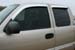 Chrome 99-06 Silverado Sierra Window Visors Vents 4Dr Ext Cab