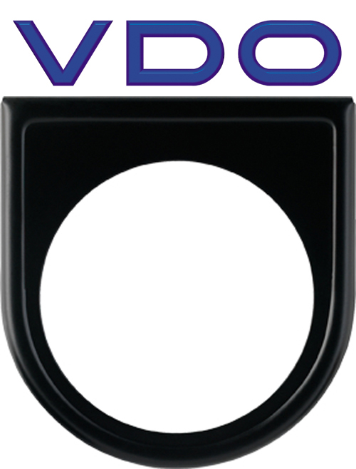 VDO 240-027 Single 1 Pod Gauge Mounting Bracket - for 2-1/16" Gauges Black Trim