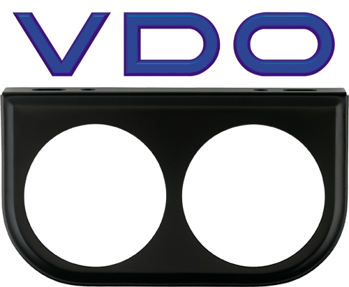 VDO 240-028 Double 2 Gauge Pod Mounting Bracket - for 2-1/16" Gauges Black Trim