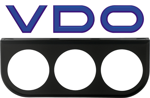 VDO 240-029 Triple 3 Gauge Pod Mounting Bracket - for 2-1/16" Gauges Black Trim