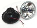 Replacement 7" Tri-Bar Headlight w/ Amber Turn Signal Light