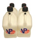 SET OF 4 WHITE 5 GALLON RACE GAS CAN FUEL JUGS CIRCLE TRACK IMCA