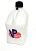 WHITE 5 GALLON RACE GAS CAN FUEL JUG CIRCLE TRACK IMCA
