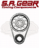 SA GEAR 78550T-9 Billet Timing Chain Set Chevy 350 V8 4.3L V6 .250 Double Roller