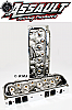 Chevy BBC 454 7.4L Rectangle Port Bare Aluminum Cylinder Heads Pair 124cc 345cc