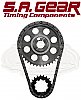 SA GEAR 78520T-9 Billet .250 Double Roller Timing Chain Set SBF 302 351W 1963-71