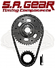 SA GEAR 78751 Small Block Ford 351W Adj Billet Double .250 Roller Timing Set