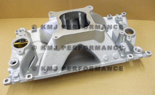 SBC CHEVY High Rise Aluminum Vortec Intake Manifold 350