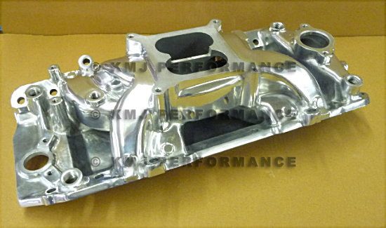 BBC CHEVY 454 Polished AirGap Aluminum Intake Manifold