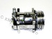 Chrome Sanden 508 Air Conditioning Air Compressor w/ V Belt Pulley