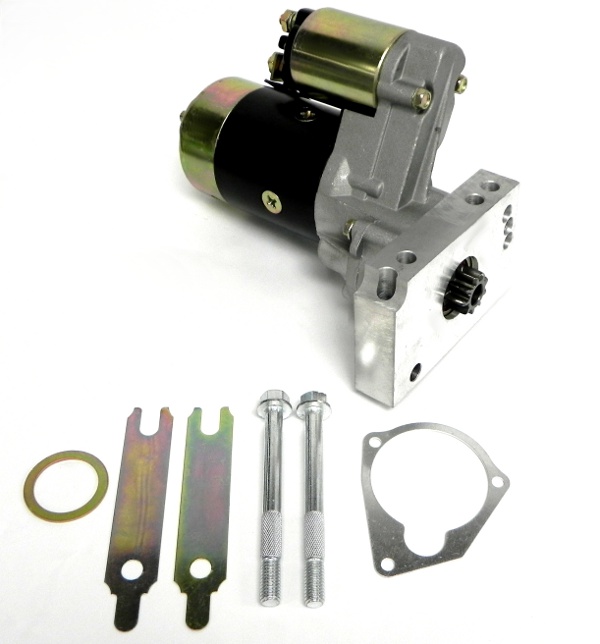 Black SBC BBC CHEVY 3HP High Torque Mini Starter 327 350 396