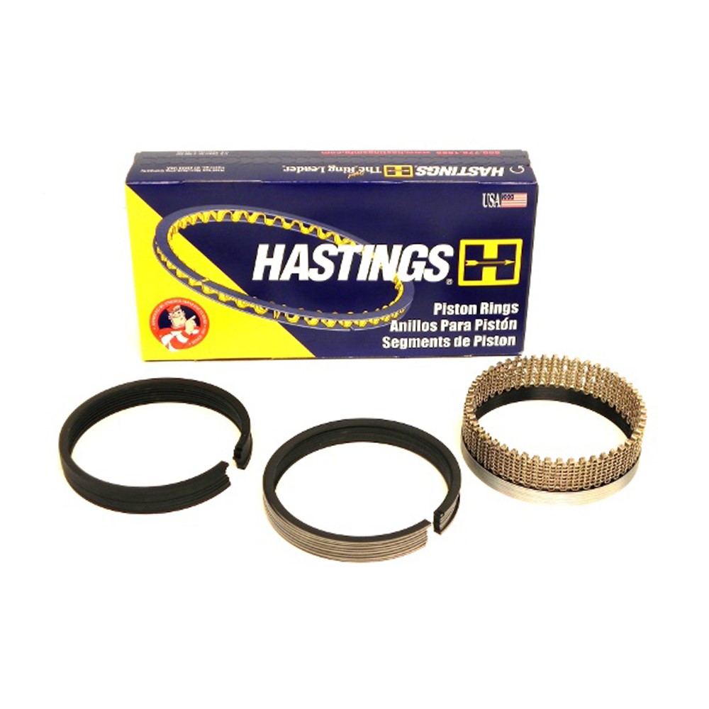 .040 5//64 5//64 3//16 4.165 BORE SB Chevy 400 HASTINGS Moly Piston Rings