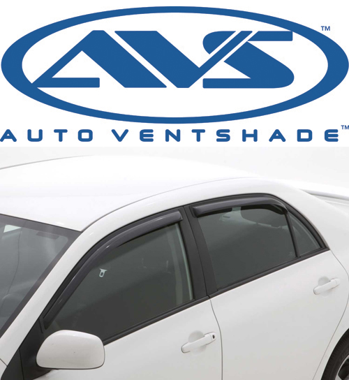 AVS Auto Ventshade Smoked Tape On Vent Visor Rain Guards for 02-06 Honda CR-V